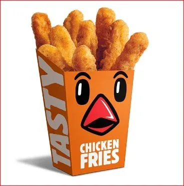 Chicken Fries in hungry jack's menu australia