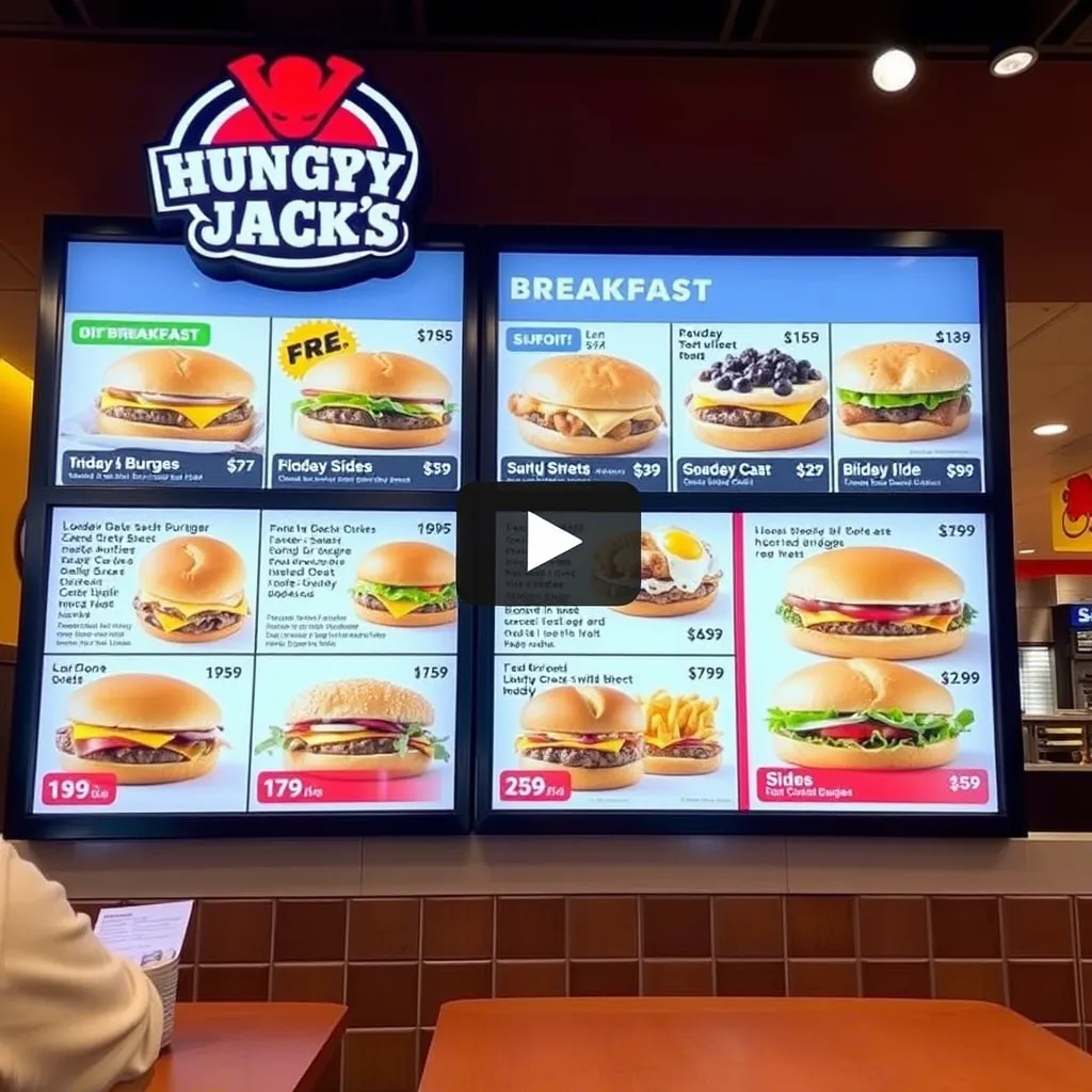 Hungry Jack's Breakfast Menu with Prices 2025
